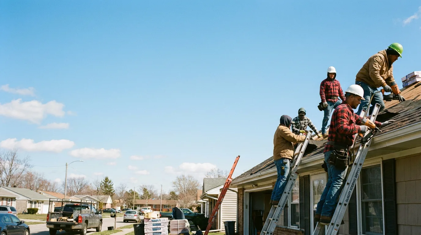 Roofing in Hoagland, IN near me
